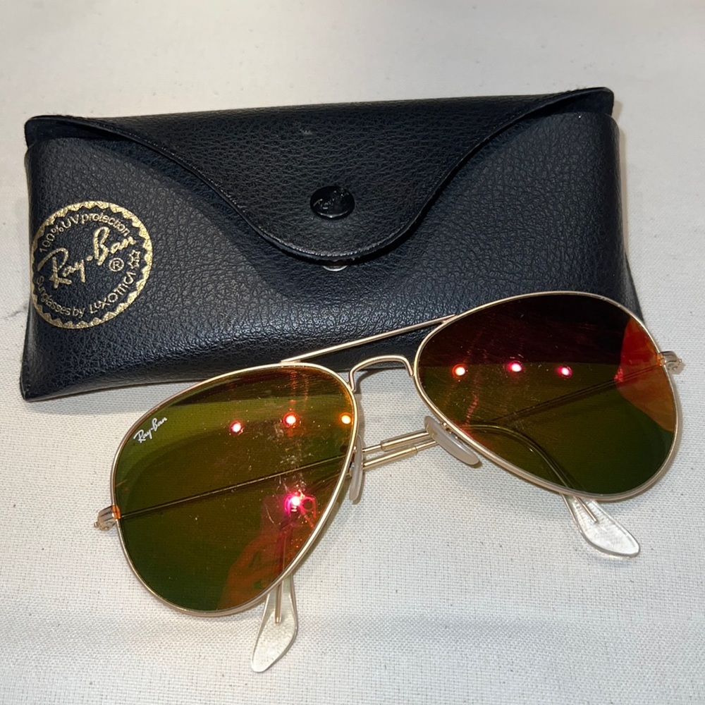 Ray Ban Reflective Aviators